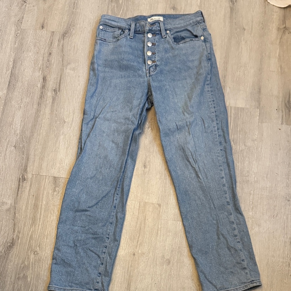 Madewell High Rise Blue Jeans
